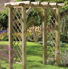 Ultima Wood Pergola Garden Arch The