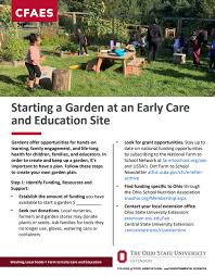 Early Care And Education Farm To School