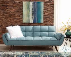 Caufield Turquoise Blue Queen Sofa Bed