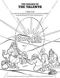 Parable of the talents coloring page from jesus' parables category. The Parable Of The Talents Sunday School Coloring Pages Sunday School Coloring Pages