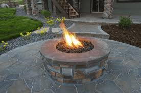 Stone Fire Pit To Our Yard
