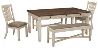 As a bonus, all of my benches come with hidden storage.(our little secret!) Bolanburg Dining Table And 2 Chairs And 2 Benches D647 00 2 01 2 25 Dining Room Groups Durango Furniture Co