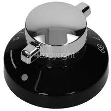 stoves oven control black silver