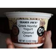 greek yogurt 0 milkfat coconut cream