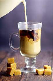 homemade caramel coffee creamer the