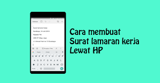 Cara membuat cv lamaran kerja yang baik dan benar dan sebagai tips berikut penjelasannya. Cara Membuat Surat Lamaran Kerja Lewat Hp Wahanarupa Com