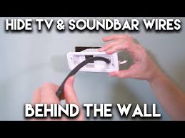 How To Hide Your Tv And Soundbar Cables