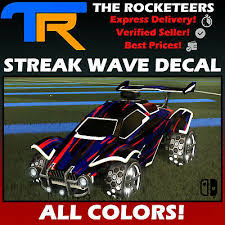 rocket league every painted streak wave