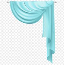 transpa curtain blue clipart png
