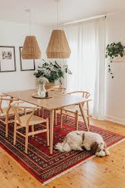 dining room rug size guide