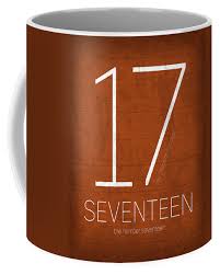 My Favorite Number Is Number 17 Series 017 Seventeen Graphic Art Coffee Mug  by Design Turnpike | Pixels