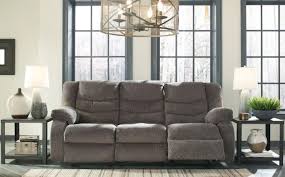 ashley tulen gray reclining sofa