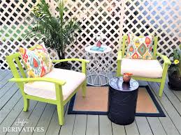 how to paint metal patio furniture with