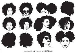 La Coiffure Afro : images, photos et images vectorielles de stock |  Shutterstock