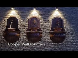 Copper Wall Fountain Coppersmith