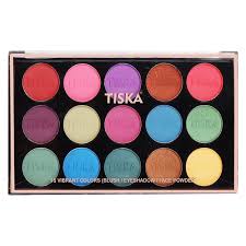 15 vibrant colors eyeshadow palette 18g