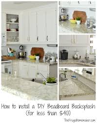 how to install a diy beadboard
