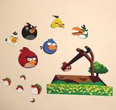 angry birds wall stickers perfect for a