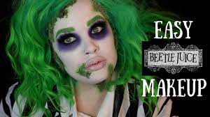easy beetlejuice makeup tutorial