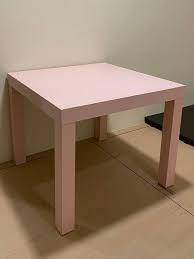Ikea Table In Baby Pink Furniture