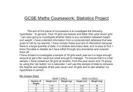   essay writing tips to Gcse statistics coursework help onestiview info