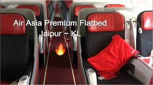 Following customer feedback and the successful trial. Trip Report Air Asia Premium Flat Bed Business Class Jaipur To Kuala Lumpur D7 185 In A 330 300 Youtube