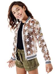 Only 1 available and it's in 3 people's carts. Girls Gold Star Sequin Jacket Chasing Fireflies