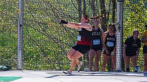 makar smashes hammer throw record to