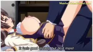 Busty anime schoolgirl gets fucked with a creampie