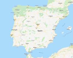 The map shows spain and neighboring countries with international borders, the nation's capital madrid, provinces and autonomous communities capitals, major cities, main roads, railroads, and major airports. Map Of Spain And 100 More Free Printable International Maps