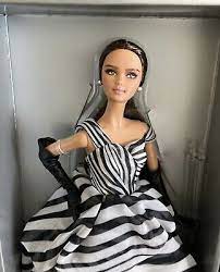 chiffon ball gown barbie doll platinum