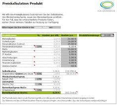 Diese salon preisliste vorlage ist ein modernes, minimales. Preiskalkulation Preise Klug Kalkulieren Excel Tool