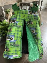 John Deere Baby Car Seat Canopy Cover