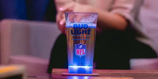 Bud Light S Nfl Beer Glasses Light Up