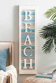Coastal Decorating With Shutters Wall