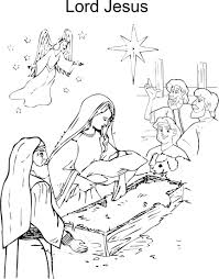 We believe that god is the loving father of all kids. Jesus Birth Coloring Printable Page For Kids
