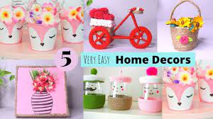 5 home decor crafts very easy room