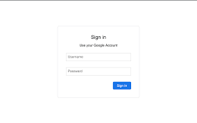 Create a google form for a sign in sheet with a question for day of the week. Google Login Form Design Using Html Css Html Hints