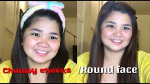 round face make up tutorial chubby
