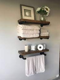 Set Of 3 Shelves W Towel Bar 5 1 4 7 1