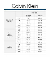 55 Conclusive Calvin Klein Underwear Sizing Chart