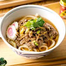 beef udon niku udon 肉うどん just