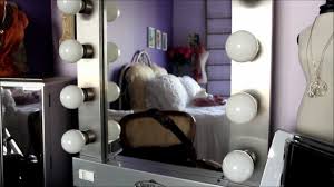 broadway lighted mirror on hayworth vanity