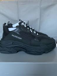 Details About Balenciaga Triple S Retro Sneaker Men Shoes Noir Noir 11us 44eu
