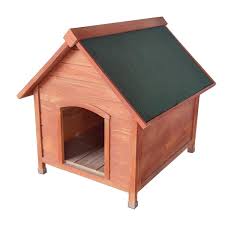 Foobrues Wooden Outdoor Dog Pet House For Outside Dog Kennel With Strong Durable And Weather Resistant Golden Brown