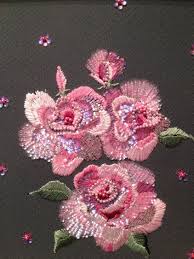 Embroidery With Sequins And Beads Hand Embroidery Designs