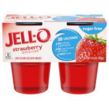 gelatin snacks strawberry sugar free