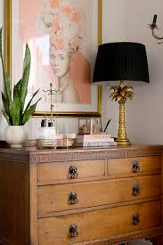 how to style a bedroom chest of drawers