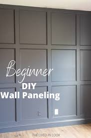 How To Install Diy Wall Paneling In