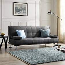 3 Seater Sofa Bed Faux Leather Or